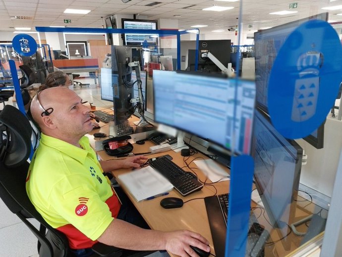 Sala operativa del 112 Canarias