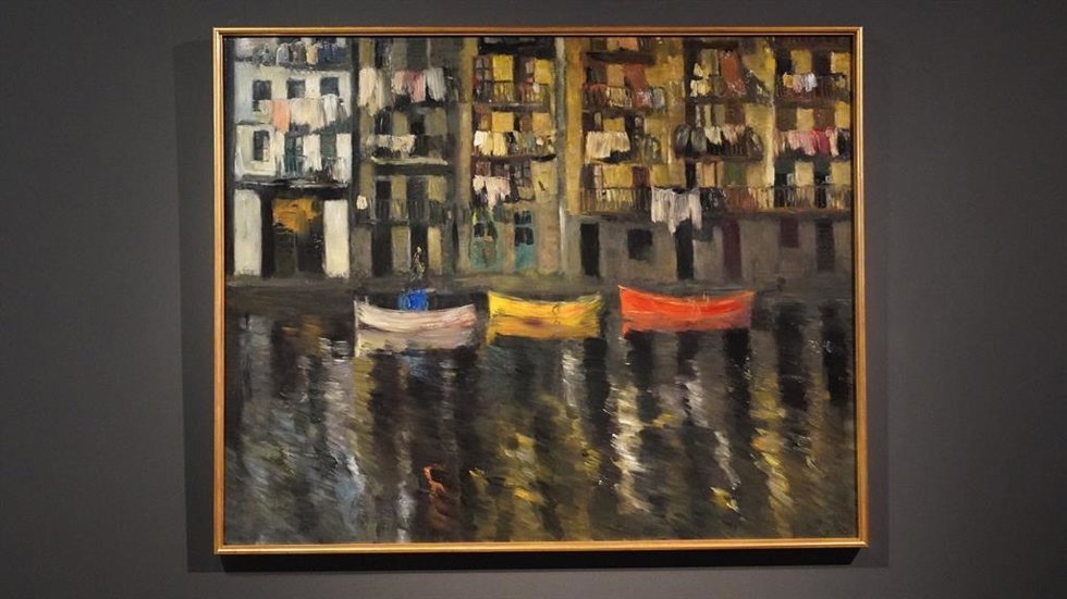 Obra 'Ondarroa', de Iñaki García Ergüin
