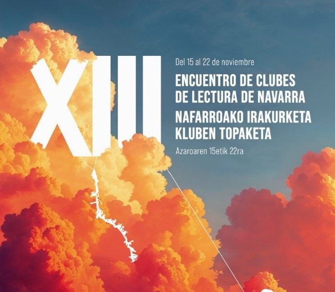 Cartel del XIII Encuentro de Clubes de Lectura.