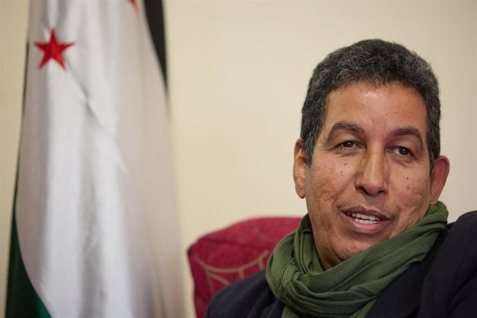 Archivo - El delegado estatal del Frente Polisario en España, Abdulah Arabi, durante una entrevista para Europa Press, a 2 de febrero de 2023, en Madrid (España)