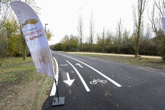 Nueva senda ciclista en Vitoria-Gasteiz