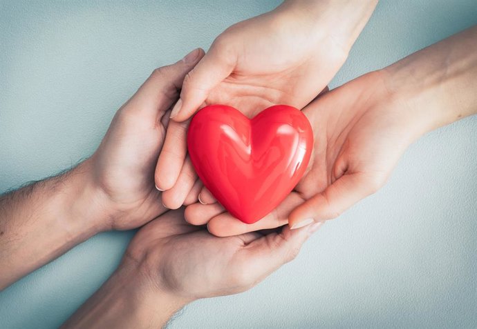 Archivo - Donación de corazón.