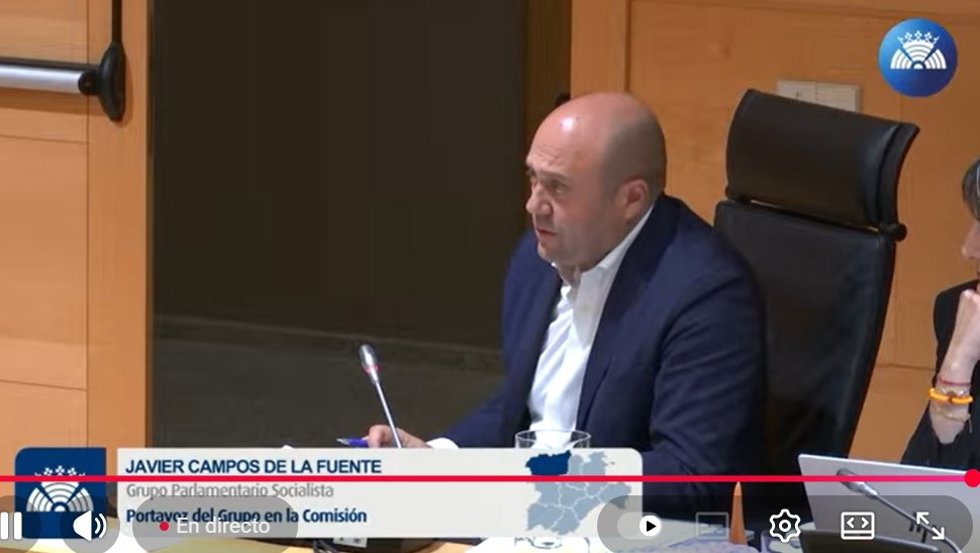 La oposición tilda el presupuesto en Industria de "nueces podridas" y "humo". En la foto, Javier Campos, del PSCyL