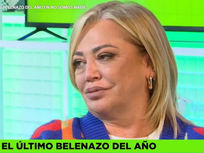 Belén Esteban en el plató de 'No somos nadie'