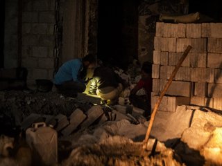 October 29, 2025, Damascus, Damascus Governorate, Syria: Syria, capital city Damascus: Darayya in the outskirts of Damascus was heavily attacked and severely damaged the infrastructure as well as it cost many lives. Syrian reconstruction it has been estim