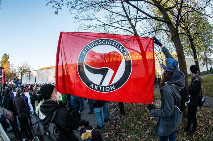 Archivo - Manifestación antifascista en Alemania (archivo).