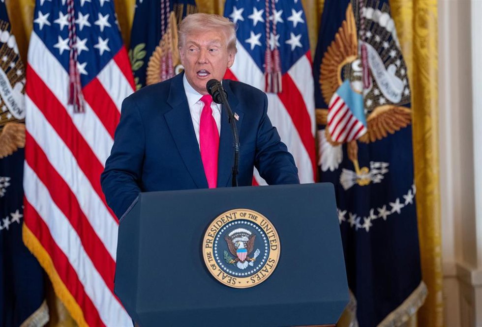 El presidente estadounidense, Donald Trump