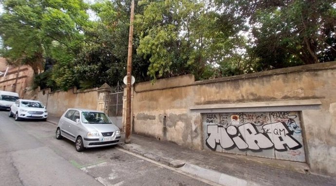 Imagen de la parcela expropiada por el Ayuntamiento de Barcelona