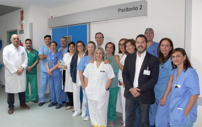 Equipo de atención al parto del Hospital General Universitario de Ciudad Real.