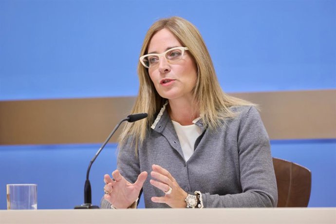 La consejera municipal de Hacienda y Fondos Europeos del Ayuntamiento de Zaragoza, Blanca Solans