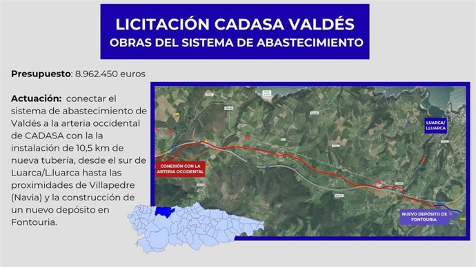 Obras de Cadasa licitadas.