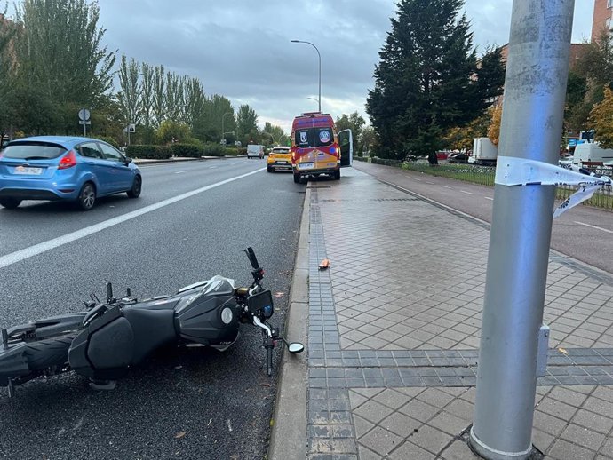 Accidente de moto en Ciudad de los Ángeles