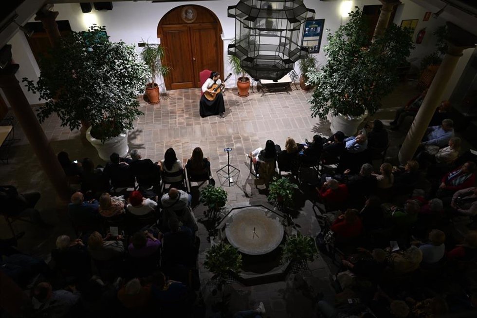 Archivo - Actuación de clausura del Concurso Internacional de Guitarra Ciudad de Linares Andrés Segovia 2024.