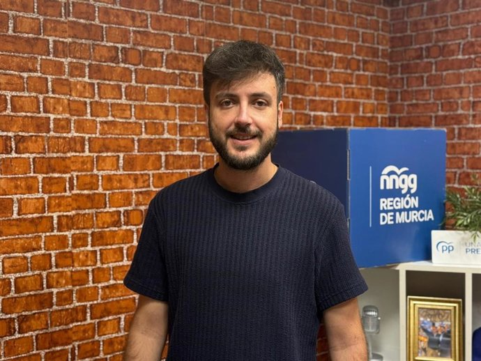 El diputado regional del Partido Popular y presidente de Nuevas Generaciones de la Región de Murcia, Antonio Landáburu