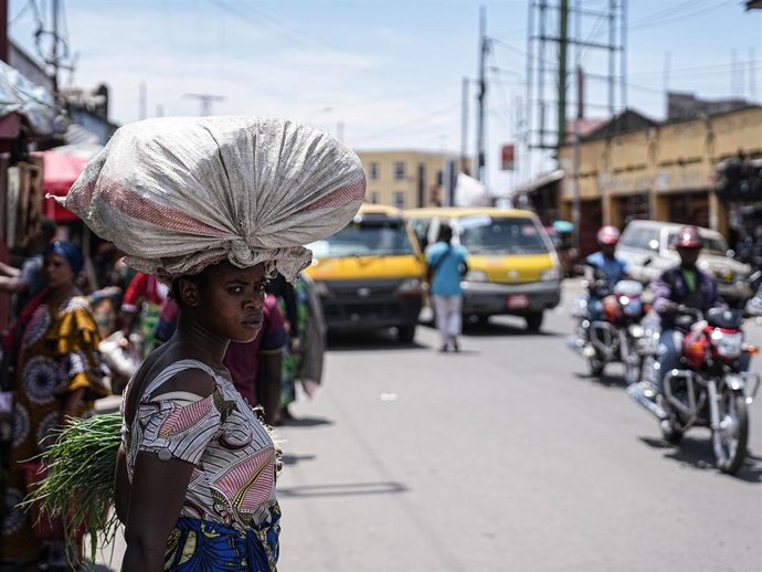 Una ciudadana congoleña en la capital de Kivu Norte (RDC)