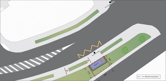 El Ayuntamiento mejorará la parada de autobús de la calle Avilés, en Llaranes.