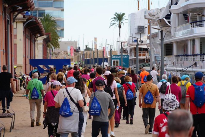 Un momento de la Caminata
