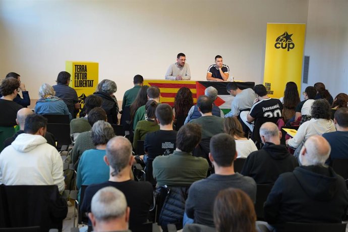 Un momento de la reunión en Arenys de Munt