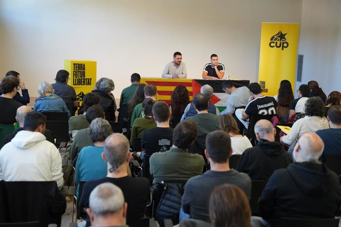 Un moment de la reunió a Arenys de Munt