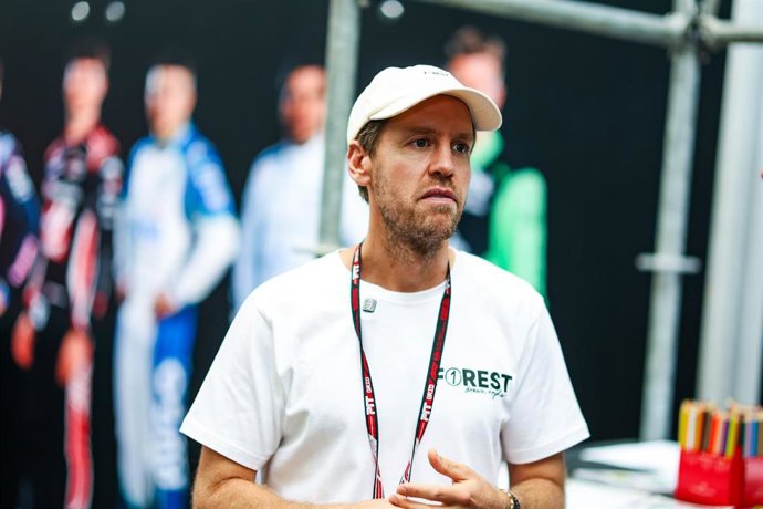 Sebastian Vettel, durante un Gran Premio de Fórmula 1.