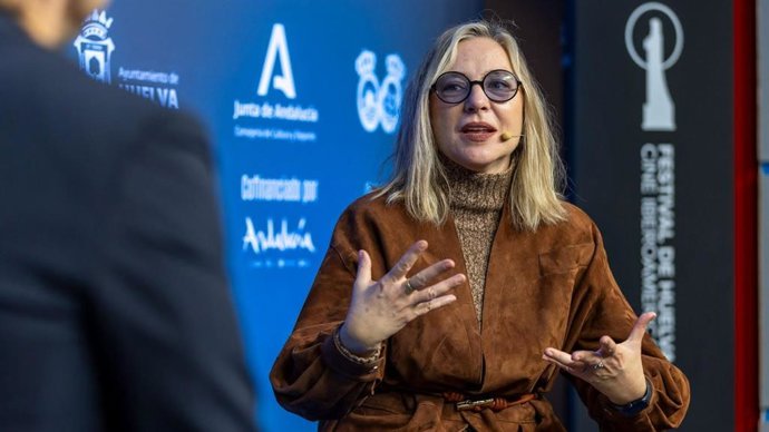 La actriz Pilar Castro en el Festival de Huelva de Cine Iberoamericano