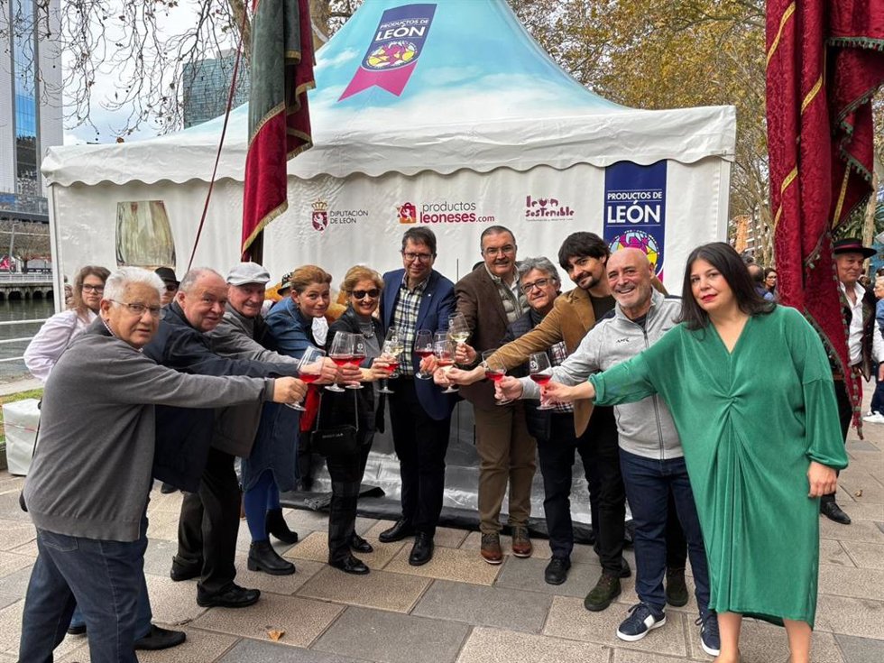 Los Productos de León conquistan el centro de Bilbao a través de una muestra con más de una veintena de expositores