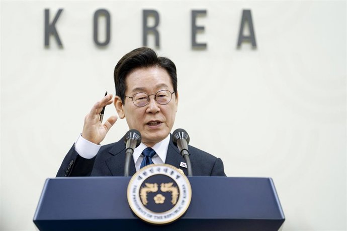 El presidente de Corea del Sur, Lee Jae Myung