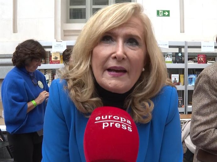 Nieves Herrero en el Rastrillo Nuevo Futuro de Madrid