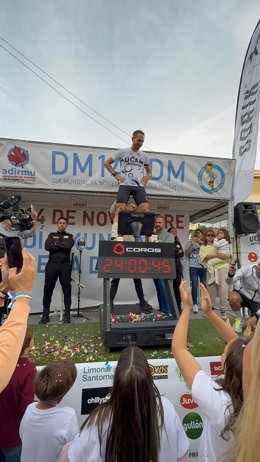 El atleta murciano Germán Romera