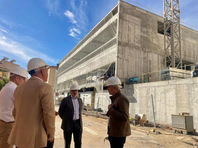 Visita a las obras de la nueva sede judicial de Órgiva (Granada).