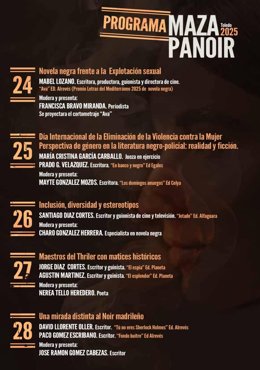 Programa de la séptima edición del Mazapanior, que regresa a Toledo del 24 al 28 de noviembre.