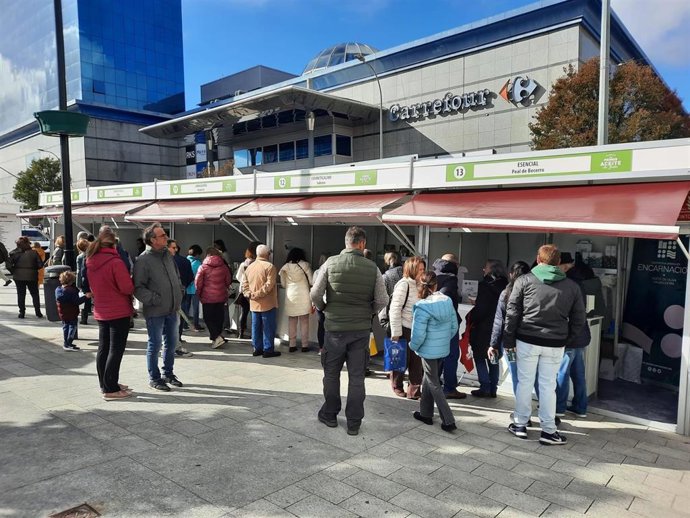Fiesta del Primer Aceite de Jaén en Fuenlabrada (Madrid).