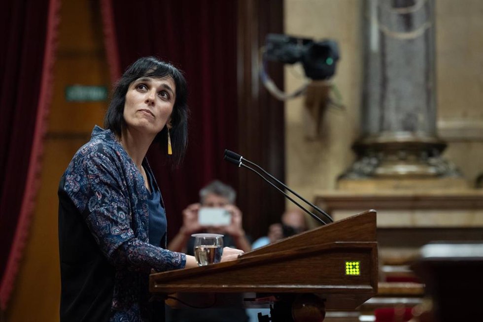 Archivo - Sílvia Orriols en el Parlament