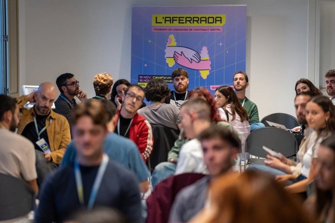 Uno de los eventos del encuentro de creadores de contenido en catalán L'Aferrada 2025.