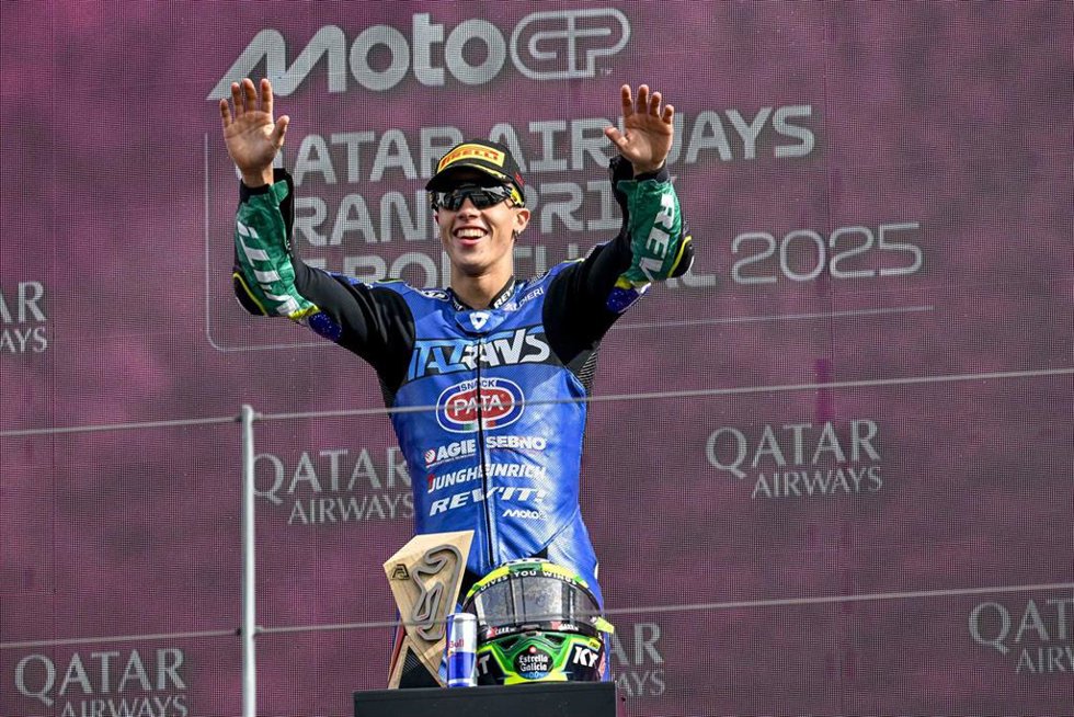 El piloto brasileño de Moto 2 Diogo Moreira.