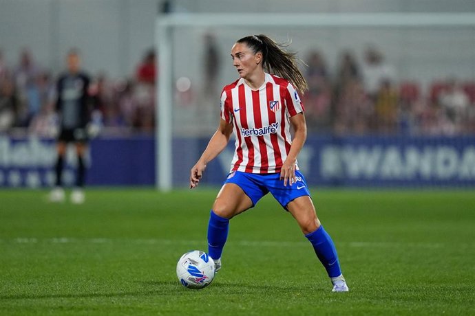 Archivo - Vilde Boe Risa durante un partido con el Atlético de Madrid