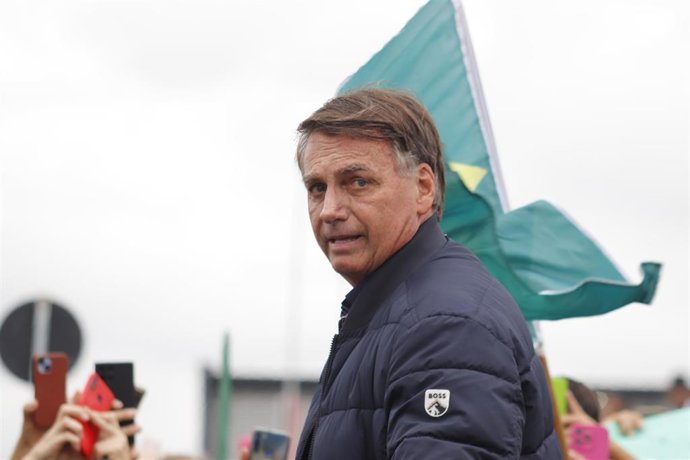 Archivo - El expresidente de Brasil condenado por intento de golpe de Estado, Jair Bolsonaro