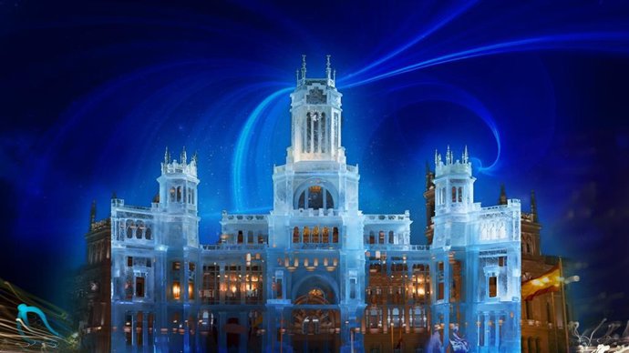 Un videomapping en la fachada de Cibeles que combinará 3D e IA será el preámbulo del encendido navideño de este sábado
