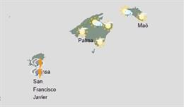 El tiempo hoy, lunes 17 de noviembre, en Baleares.
