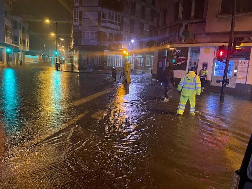 Lluvias en Avilés
