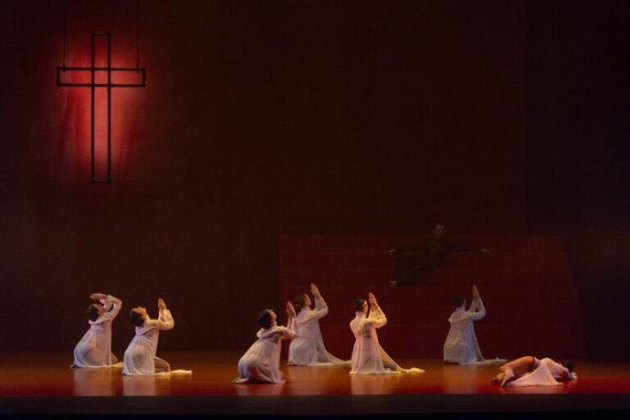 Imagen de la representación del ballet de 'Don Juan' de la mano de la compañía LaMov.