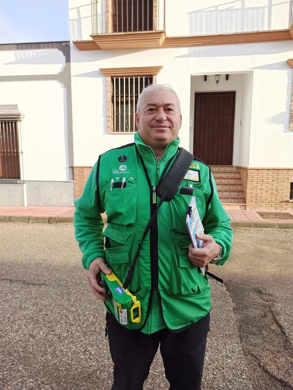 El vendedor de la ONCE Óscar Cordón Pachón