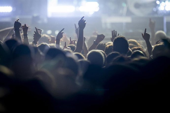 Archivo - Imagen de archivo de música en un concierto. 