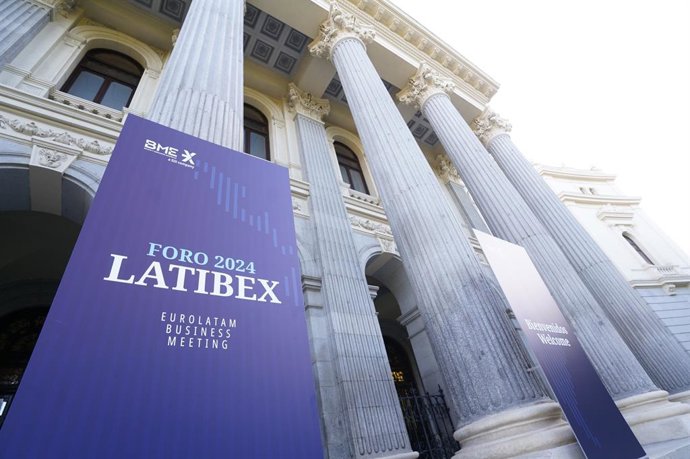 Archivo - Celebración del Foro Latibex en 2024, Palacio de la Bolsa (Madrid).