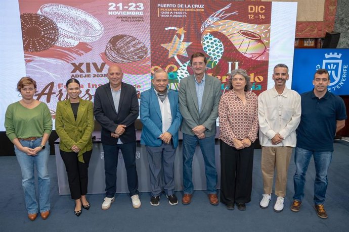 Presentación de la feria de artesanía de Adeje y el mercado de Navidad de Puerto de la Cruz