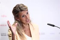 Yolanda Díaz acusa a Ayuso de "violentar" el derecho de las mujeres a abortar por no presentar el registro de objetores