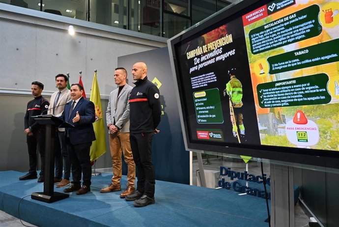Presentación de la campaña de prevención de incendios de la Diputación de Granada.
