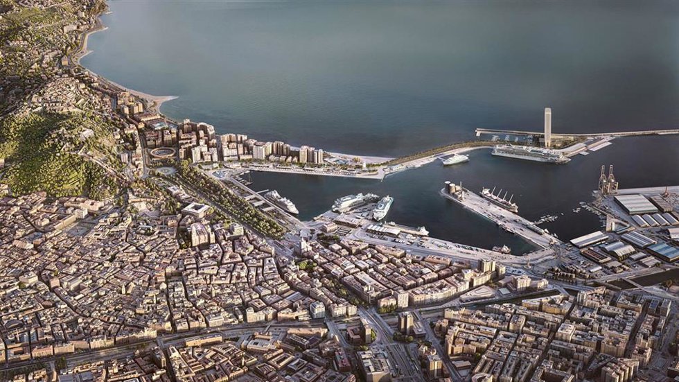 Futuro proyecto de la torre del puerto