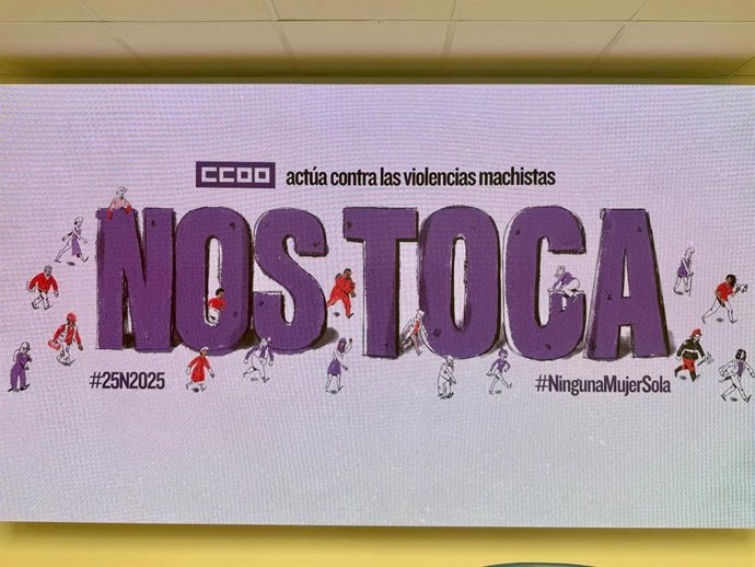 Nos toca, campaña de CCOO por el 25N