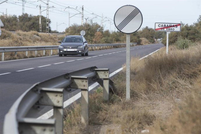 La inversión en el arreglo de la carretera provincial ZP-5207, entre Alagón y Cabañas de Ebro, ha sido de 526.000 euros.